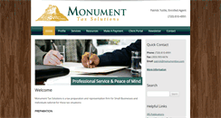 Desktop Screenshot of monumenttax.com